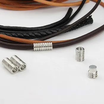 

10 / pack Jewelry Making Jewelry Accessories Leather Rope Magnetic Buckle DIY Bracelet Necklace Connection Buckle Charm