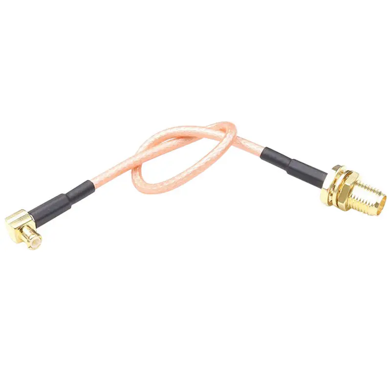 

New RF Sma Female Bulkhead To Mcx Male Right Angle RF Cable Assembly RG316 15cm 6inch For Router, Booster And Wlan