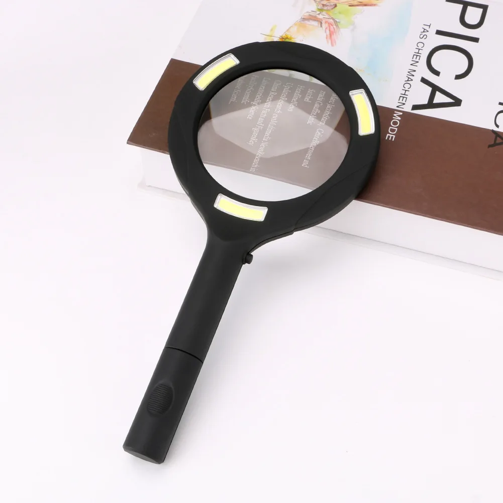

Cross Border New Style Cob Multi-functional Work Light Shining of Magnifying Glass Students Reading Light