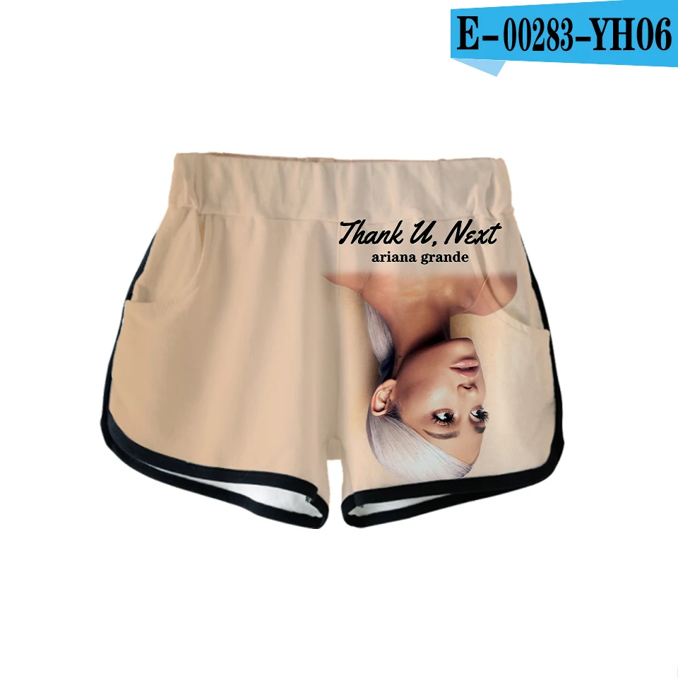FADUN Tommee 3D Ariana Grande женские шорты с принтом, сексуальная одежда, повседневные женские шорты Harajuku, горячая Распродажа, шорты Kpop размера плюс XXL - Цвет: YH06