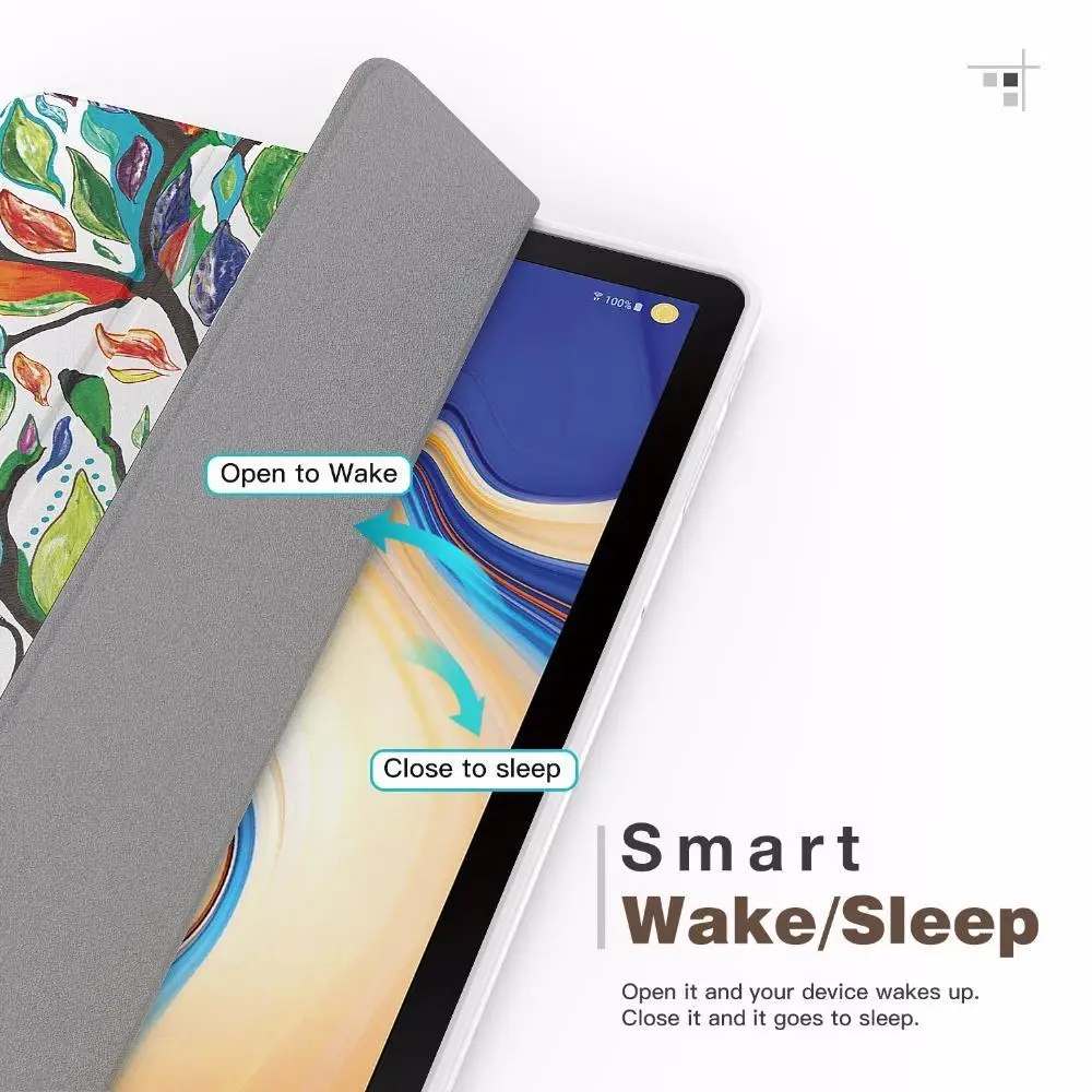 Чехол MoKo для samsung Galaxy Tab S4 10,5 с держателем для ручки S, Ультратонкий чехол-подставка из мягкого ТПУ с функцией автоматического пробуждения/сна