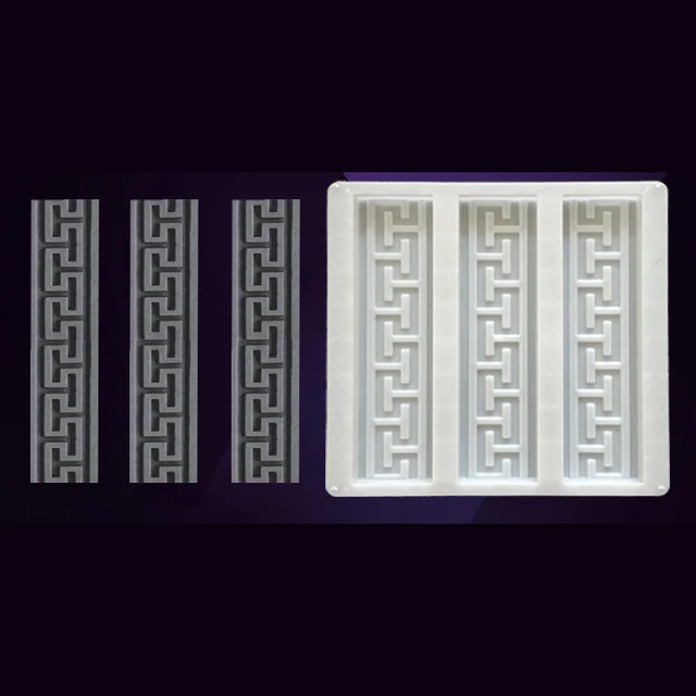 Beton Burkolat Penész Medence Műanyag Tégla Udvar Téglalap Antik Burkoló Formák 40X10X3Cm