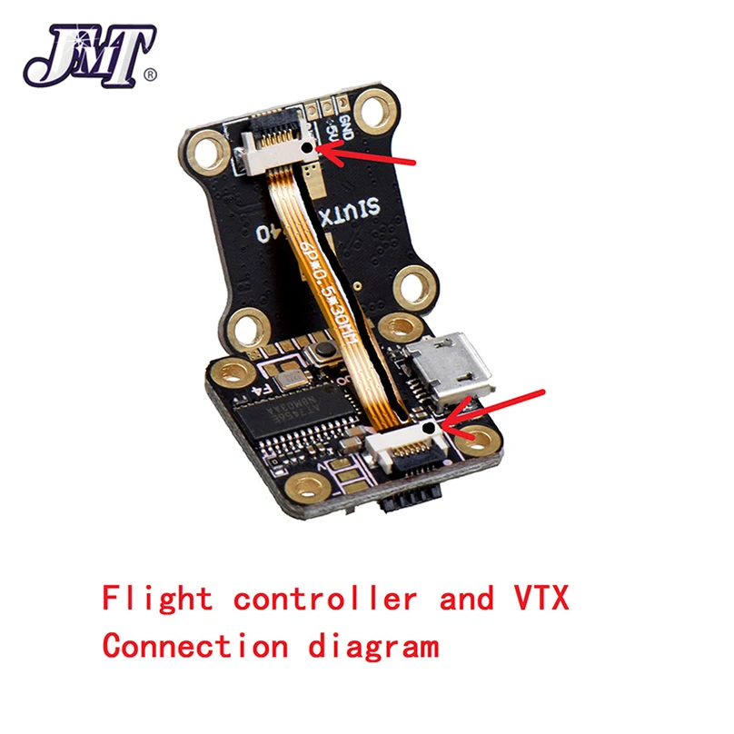 JMT F4 для Flytower SIF4 F4 Полетный контроллер+ 13A Blheli_S 2-4S бесщеточный ESC+ 40CH 25~ 200mW VTX 16*16mm для радиоуправляемого дрона FPV