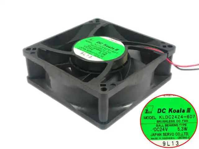Сервопривод KLDC24Z4 607 DC 24V 5 3 W 2 проводной 92X92X32mm Сервер вентилятор охлаждения|cooling