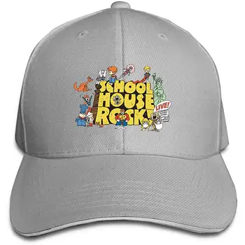 

TSDFCSchool House Rock Sports Cap Unisex UV Protection Outdoor Baseball Cap Black