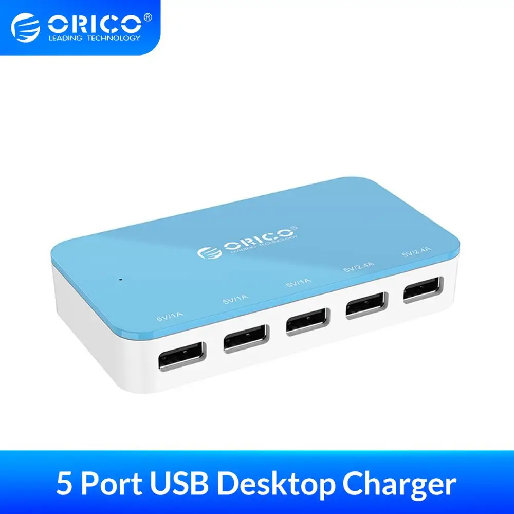 Оригинальное зарядное устройство для планшетов с 5 USB портами универсальное