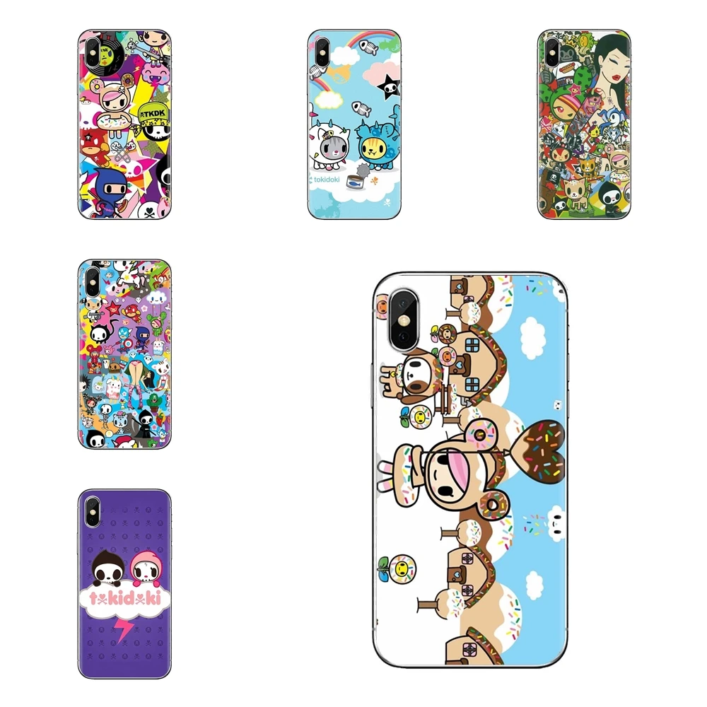 For Huawei G7 G8 P7 P8 P9 Lite Honor 4C 5X 5C 6X Mate 7 8 9 Y3 Y5 Y6 II 2 Pro 2017 TPU Case Tokidoki All Star Unicorno Donutella |