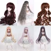 Allaosify Long Straight BJD Wig Heat Resistant Synthetic Fake Doll Hair ► Photo 2/6