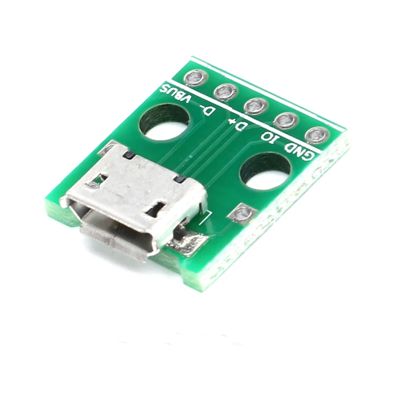 5/10/20 шт микро USB к DIP модульному адаптеру 5pin гнездовой разъем 5 контактный пинборд B