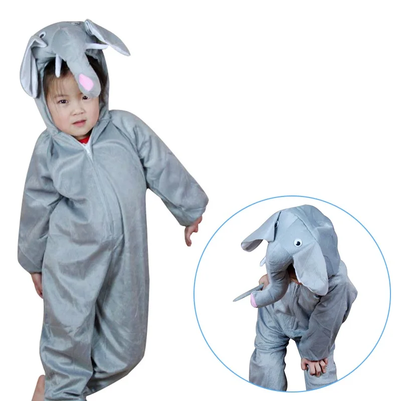 Kids Cartoon Animals Elephant Costumes Boy Girl Halloween Cosplay Costume Anime Disfraces Dress Up Role Play Jumpsuit Clothes Kids Cartoon Animals Elephant Costumes Boy Girl Halloween Cosplay Costume Anime Disfraces Dress Up Role Play Jumpsuit Clothes