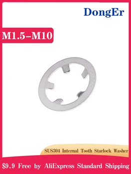 

Starlock Washer [M1.5-M10] 304 Stainless Steel Internal Tooth Locking Speed Clip Hardware Anti-corrosion A078