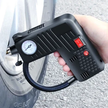

Portable Air Compressor Cordless Electric Auto Car Bike Tire Inflator Pump 12V
