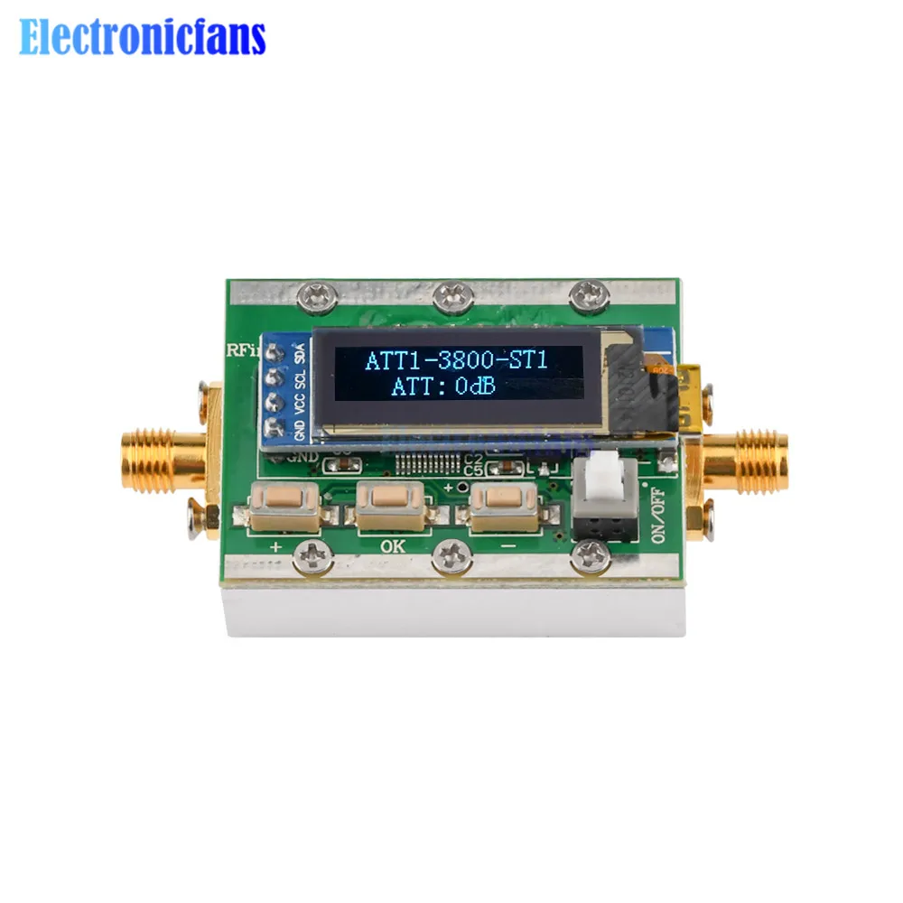 Details about   1MHZ-3800MHz Digital Programmable RF Attenuator Control 0-31DB Adjustable Step 