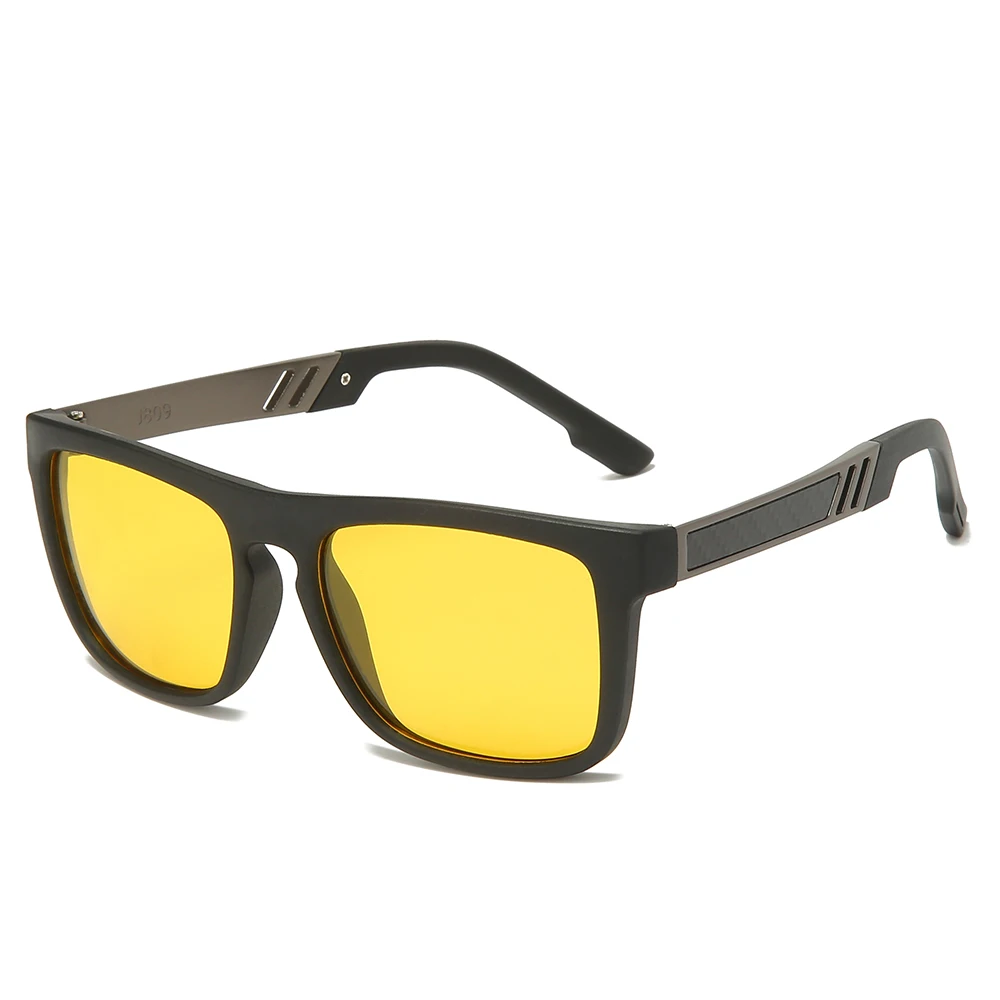  - LongKeeper Night Vision Glasses Men Women Polarized Driving Sunglasses Male TR90 Square Eyewear For Driver gafas de sol