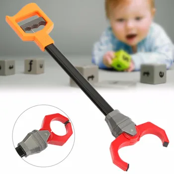 

51CM High Quality Plastic Robot Hand Grabbing Stick Creatived Wrist Strengthen Toys For Children DIY Robot Claw Toys