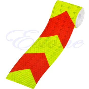 

Super 2"x118" 3M Arrow Safety Warning Conspicuity Reflective Tape Strip Sticker