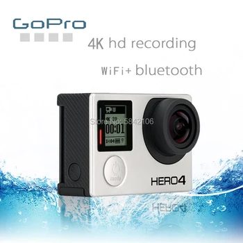 

GoPro HD Hero 4 Silver Action Camcorder GOPRO HERO 4 Waterproof Sports Camera ultra clear 4K
