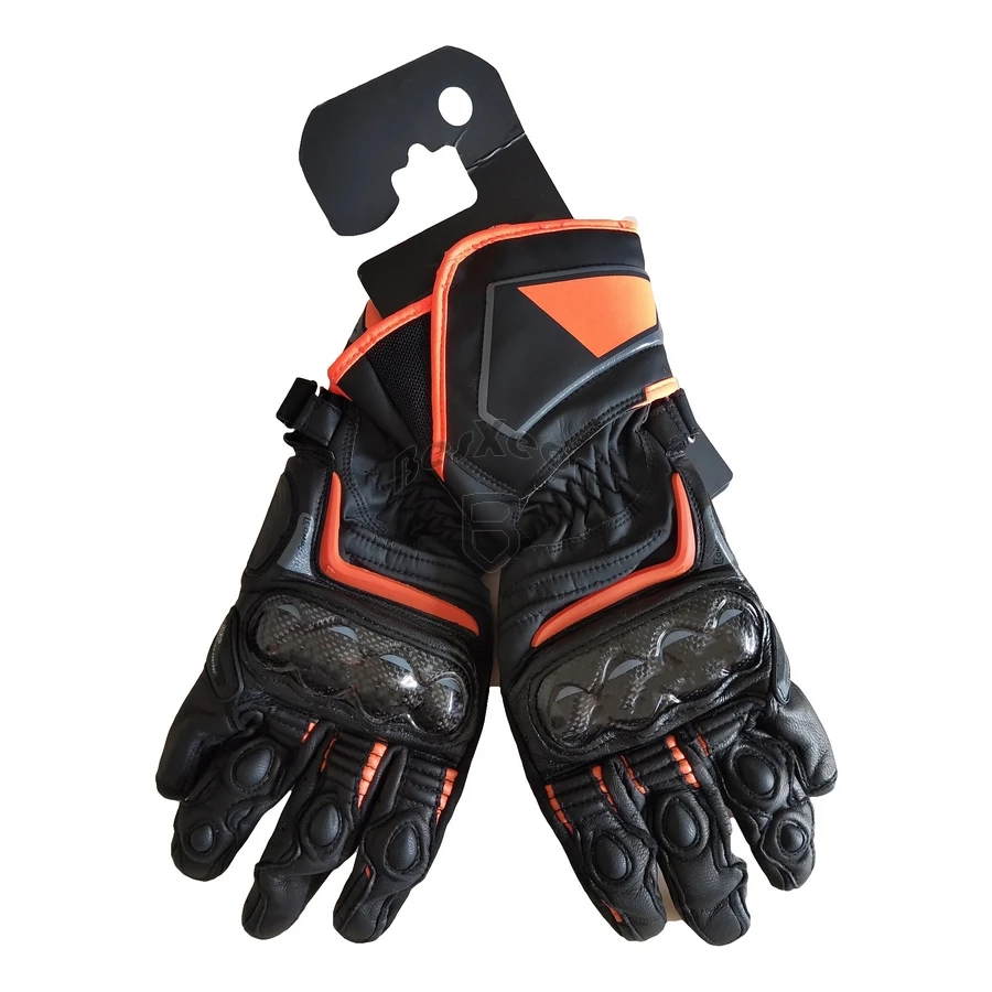 5 цветов Длинные мотоциклетные перчатки с прыжком прыжков из 100% натуральной