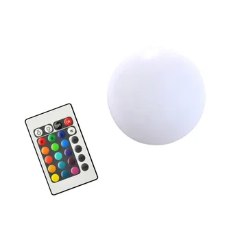 

LED Glowing Ball Light Colorful Outdoor Floor Lamp Creative Indoor Night Light for Living Room Bedroom (12cm) (Dry Battery - 16