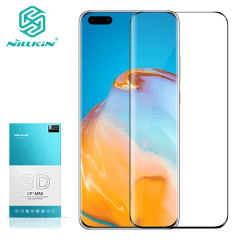 

For Huawei P40 Pro Glass NILLKIN Amazing 3D CP+ MAX Full Coverage 9H Tempered Glass Screen Protector For Huawei P40