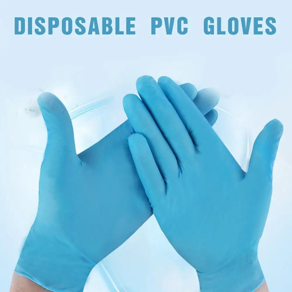 

Disposable Pvc Gloves Elasticity And Soft Texture Five Fingers Fit Tightly Wear Comfortably And Flexibly 100Pcs