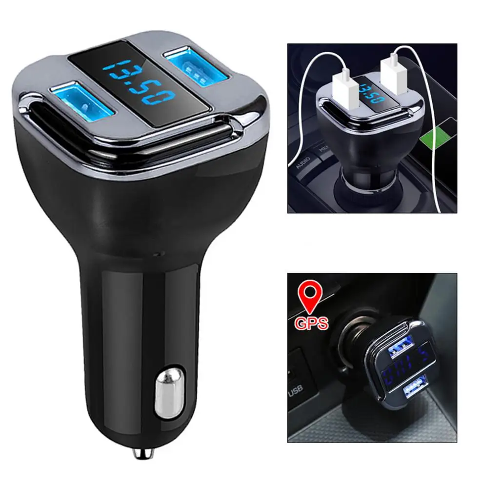 24 Вт 4.2A 2 порта двойное расположение USB быстрое автомобильное зарядное устройство