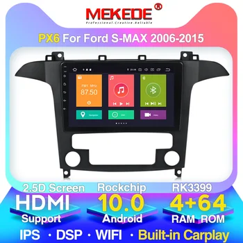 

Android 10 Octa-Core head unit 4G in Dash Car Radio Multimedia Video Player Navigation GPS For Ford S-MAX S MAX 1 2006-2015