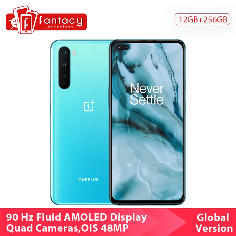 Глобальная версия Oneplus Nord 5G мобильный телефон Snapdragon 76 128 ГБ/256 ГБ 48MP Quad Camera 90 Гц