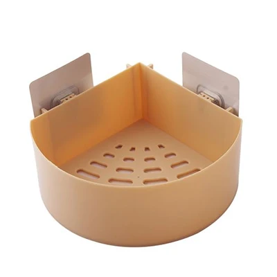Bathroom Storage Rack Kitchen storage Rectangle For Wall Organize Shelves Shelf Shelf Organizer Wall Semicircle Bathroom Makeup - Цвет: Round khaki
