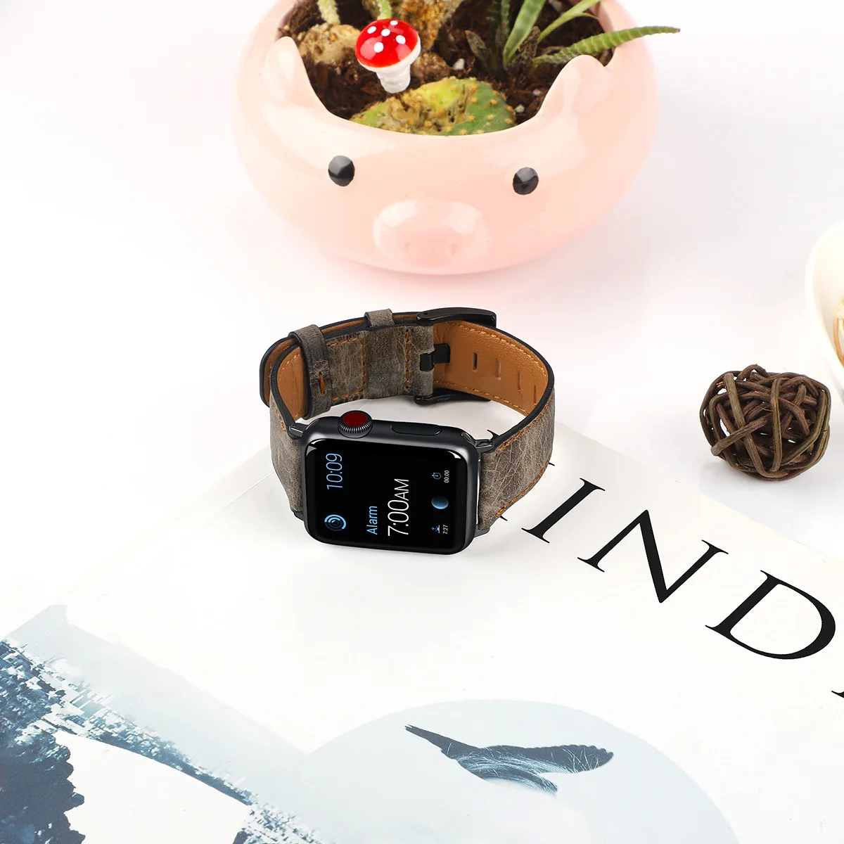 Apple Watch, ремешок из натуральной кожи, смарт-часы Apple Watch 5, 4, 3, 2, 1, серия, ремешок 44 мм, 42 мм, 38 мм, 40 мм, ремешок для iwatch 5, 4, 3, 2, браслет