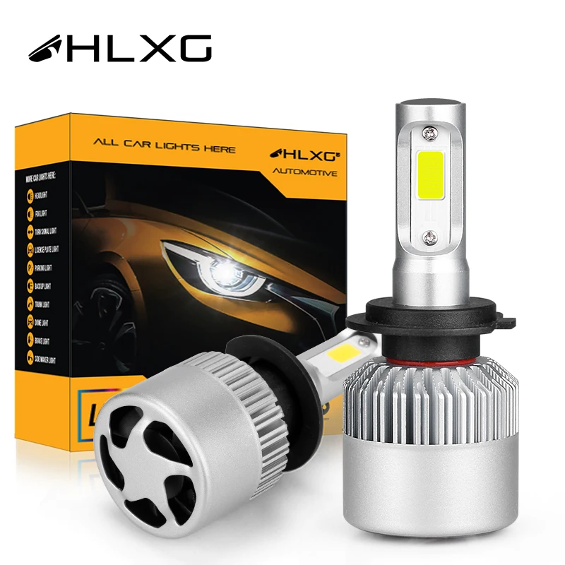 Ond svovl sne hlxg Turbo H4 LED H7 H11 H8 HB4 H1 9005 HB3 9006 HB4 Auto S2 Car Headlight  Bulbs Car Accessories 6500K fog light stock in brazil - AliExpress  Automobiles & Motorcycles