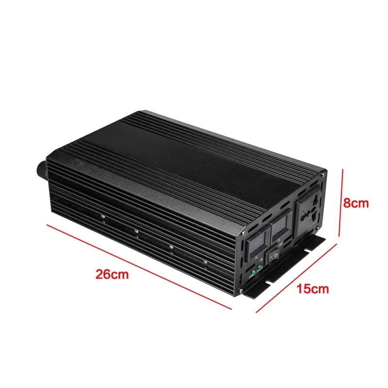 New3000W 60 Гц инвертор с чистым синусом Мощность Инвертор постоянного тока в 12V постоянного тока до 110V преобразователь