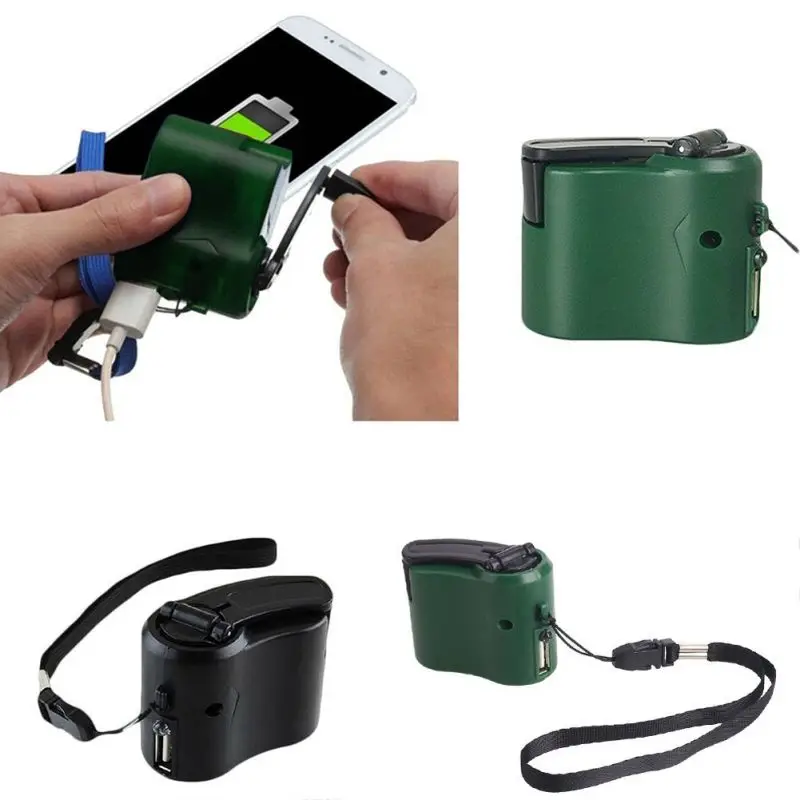 USB ручное аварийное зарядное устройство ручная Динамо-машина для MP3 MP4 мобильный PDA Мобильный телефон аварийное пусковое устройство Зарядка