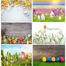 

Easter Eggs Photography Backdrops Photo Studio Props Spring Flowers Child Baby Portrait Photo Backdrops 21126 FHJ-05
