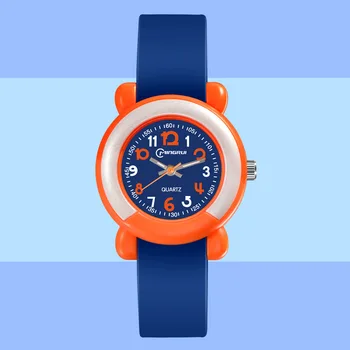 

Children Wrist Watch baby kids Waterproof Quartz Watch Lovely Cartoon Surface Girl boy Electronic Watch pink blue multicolor