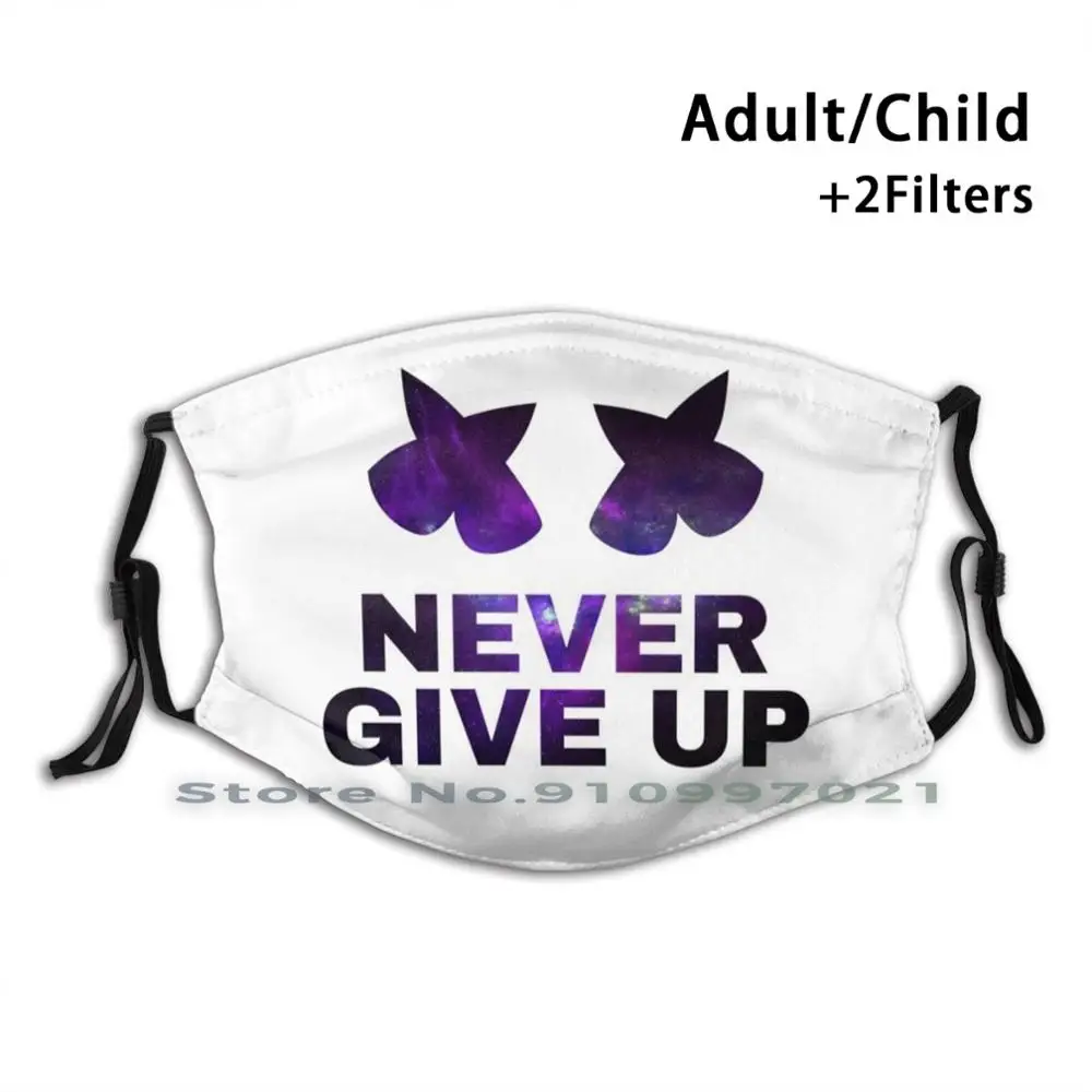 Never Give Up-Galaxy нестандартной конструкции для детей и взрослых маска против пыли