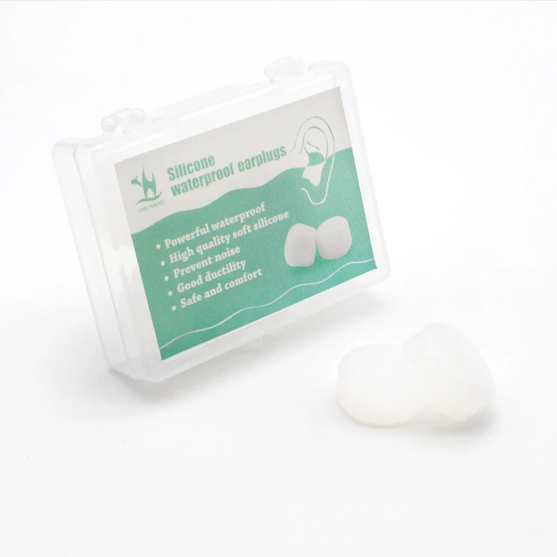 Tappi Per Orecchie In Silicone Per Dormire | Cancellazione Rumore Fino A -45dB | Morbidi E Riutilizzabili | Con 8 Orecchini (Rosa)