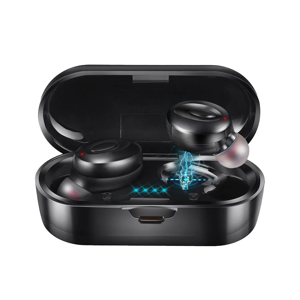 Wireless Earbud True Wireless Earbuds Headphones with Mic CVC8 0 Noise Portable Fashion Sports Multi function Big Battery