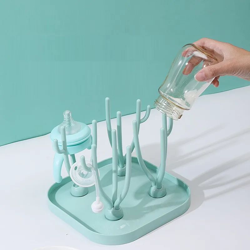 Bottle Dry Rack Baby Drain Drying Racks Cleaning Dryer Drainer Storage Bottles Feeding | Мать и ребенок