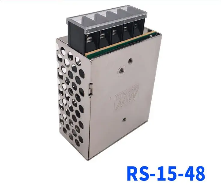 [Семь Неоновые] бренд MEAN WELL представляет RS-15 3,3 V 5V 12V 15V 24V 48V 15 Вт Оригинальная Высокое Мощность высокая эффективность один Выход переключение Питание