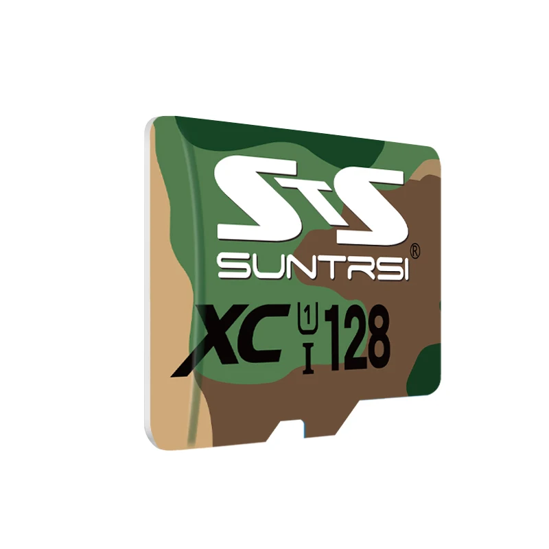 Suntrsi карта памяти 256 ГБ 128 Гб Microsd зеленая Micro SD карта 64 ГБ 32 ГБ полная емкость 16 Гб класс 10 для камеры телефона
