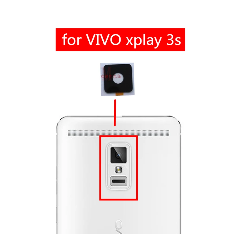 2 шт. для камеры vivo xplay 3s стеклянные линзы задней с клеем запасные части ремонта |