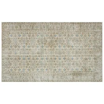 

Handmade Beige Vintage English English Area Rug 176x292 Cm-5'9''X9'7''