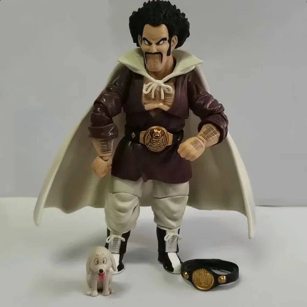 Anime Figure Dragon Ball Hercule PVC Toys 15cm Super Saiyan Action Figma Ring Name Mark Goku Model Doll DBZ Collection Figurals