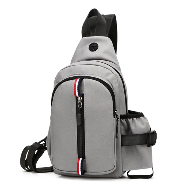

New Style Men Multi-Purpose Small Chest Bag Fashion Korean-style Waterproof Nylon Multi-functional Shoulder Bag