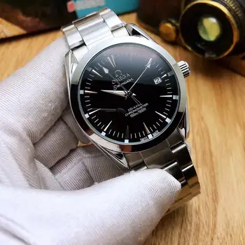 

Omega- Men's watch mechanical watch top brand luxury stainless steel contracted men's fashion timing men's sports watch 002112