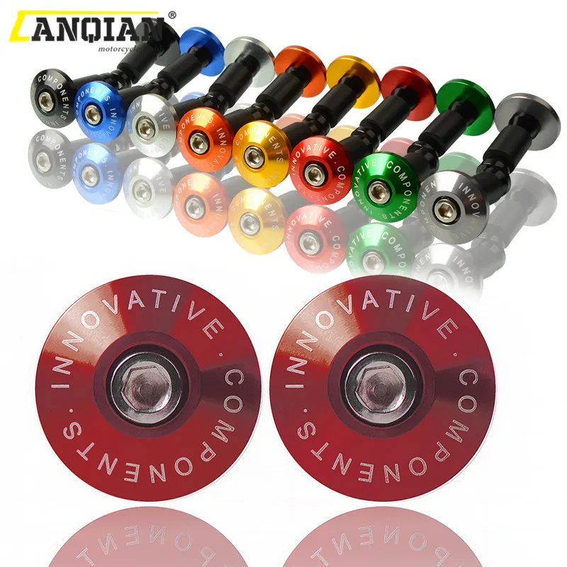 

7/8''22 mm CNC motorcycle handlebar cap motocross handle bar grips ends for HUSQVARNA TC85 TC/TE125-300 FC/FE250-501 GSXR1000