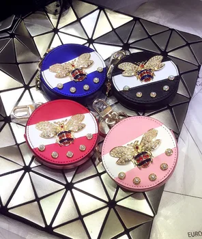 

Fashion pendant insect key chain Cute little bee purse key chain Car key chain Woman bag holiday gift key chain