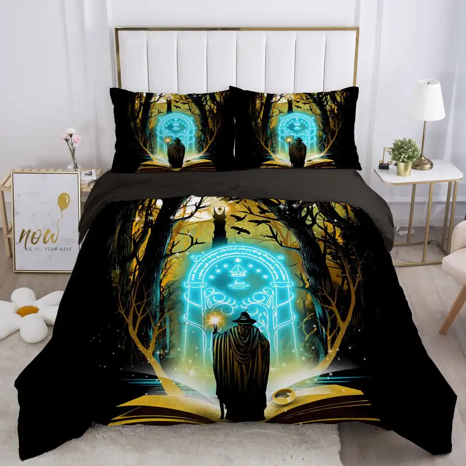 Cartoon Bedding Sets 3d Duvet Cover Set For Kids Baby Children Boys Comforter Blanket Quilt Cover Bed Set Magic Grimoire Bedding Sets Aliexpress