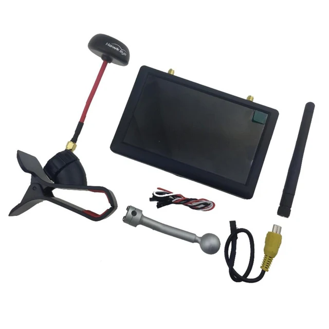 $61.99  Hawkeye New Little Pilot III Duel Receivers All-in-one 5 Inch FPV Monitor for RC Transmitter Racing